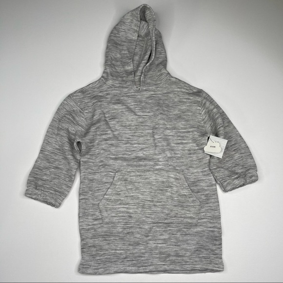 Tucker + Tate Dress Sweatshirt Casual Soft Hoodie Grey Play School Outdoor 5 New - Picture 1 of 11